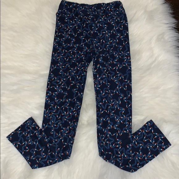 LuLaRoe star/popsicle leggings Sz L/XL - Picture 2 of 4
